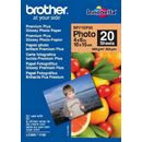 Brother BP71GP20 Premium Plus - 4 x 6 inch, lucioasa, 20 coli