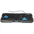 E-Blue Polygon Gaming Keyboard, 8 taste de schimb, iluminare LED