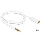 Delock Cablu Audio Stereo Jack 3.5 mm tata/mama IPhone 4 pin 1 m