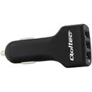 QOLTEC Qoltec Car charger 24W | 5V | 4.8A | 3xUSB 50027.24W