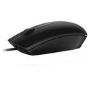 Dell MS116 USB 3-button Optical Mouse, Black