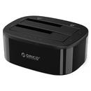 Orico USB 3.0 Dual Bay HDD Docking Station Black