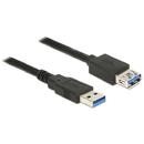 Delock Delock Extension cable USB 3.0 Type-A male > USB 3.0 Type-A female 2m black