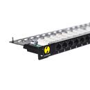 NETRACK Netrack patchpanel 19'' 24 ports cat. 6 UTP LSA, 0,5U with shelf