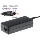 Akyga Akyga notebook power adapter AK-ND-05 19.5V/3.34A 65W 7.4x5.0 mm + pin DELL