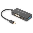 Assmann ASSMANN Mini DisplayPort 1in3 HDMI, DVI and VGA converter cable