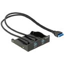 Delock Delock USB 3.0 Front Panel 2-Port with internal 19 pin USB 3.0 PIN