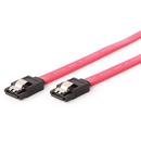 Gembird Gembird Serial ATA III 30 cm Data Cable, metal clips, red