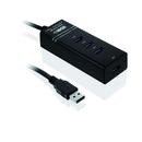 iBOX I-BOX HUB USB 3.0, 4 porturi, negru