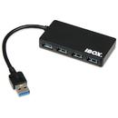 iBOX I-BOX HUB USB 3.0 SLIM, 4 porturi, negru