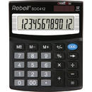 Rebell Calculator de birou, 12 digits, 125 x 100 x 27 mm, Rebell SDC 412 - negru