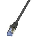 LogiLink LOGILINK - Patchcord Cablu Cat.6A 10G S/FTP PIMF PrimeLine 5m negru