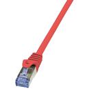 LogiLink LOGILINK - Patch Cablu Cat.6A 10G S/FTP PIMF PrimeLine 5m roșu
