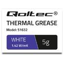 QOLTEC Qoltec pasta termica 1.42 W/m-K | 5g | White