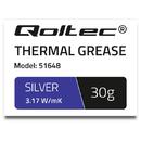 QOLTEC Qoltec pasta termica 3.17 W/m-K | 30g | silver