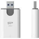 Silicon Power Silicon Power Combo USB 3.1 Card Reader microSD and SD, White