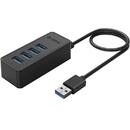 Orico W5P-U3 4 port-uri USB 3.0 100 cm negru