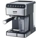 ZASS Espressor de cafea Zass ZEM 10 1350W 16 bari 1,8L panou Touch Inox