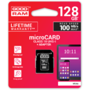 GOODRAM GOODRAM memory card Micro SDXC 128GB Class 10 UHS-I + Adapter