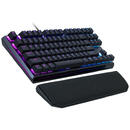 Cooler Master TASTATURA mecanica COOLER MASTER. "MK730" w/ Cherry MX BROWN, RGB LED,Negru, USB, Cu fir