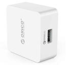Orico QCK-1U 18W QC2.0 USB Wall Charger White