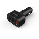 Orico UCH-2U1Q 35W QC2.0 Car Charger Black