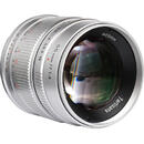 7Artisans Obiectiv manual 7Artisans 55mm F1.4 Silver pentru Olympus si Panasonic MFT M4/3-Mount