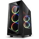 Sharkoon Sharkoon REV200, tower case (black, tempered glass)