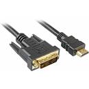 Sharkoon Sharkoon Adapter HDMI -> DVI-D (18+1) black 3,0m