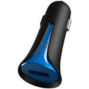 Mcdodo Mcdodo Incarcator Auto 2.1A USB Black Mask Blue -T.Verde 0.1 lei/buc