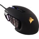 Corsair SCIMITAR RGB ELITE, Gaming Mouse (Black)