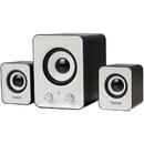 Spacer BOXE SPACER 2.1, RMS:  11W (2 x 3W + 5W), control volum, USB power, black &amp; white, "SPB-807" (include timbru verde 1 lei)