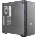 Cooler Master CARCASA COOLER MASTER Middle-Tower ATX,  MasterBox MB600L fara ODD, window version,   1* 120mm fan (incluse), I/O panel, black&amp;blue "MCB-B600L-KANN-S01"