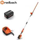 REDBACK Redback Pachet E920D+EP20+EC20 Trimmer de gard viu extensibil 40V, 2400mm, 520mm, acumulator 40V/2Ah, incarcator 40V/2A