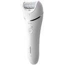 Philips Epilator Philips BRE700/00 Seria 8000, Wet & Dry , 3 accesorii, Alb