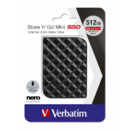 Verbatim Verbatim Store n Go        512GB Mini SSD USB 3.2