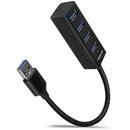 AXAGON 4x USB3.2 Gen 1 MINI hub, negru