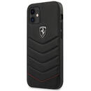 Ferrari Ferrari Husa Off Track Quilted iPhone 12 Mini Negru