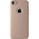 Mcdodo Mcdodo Carcasa Magnetic iPhone 7 Gold (textura fina, placuta metalica integrata)
