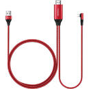 Mcdodo Mcdodo Cablu Plug&amp;Play HDMI la Lightning si USB Red 2m-T.Verde 0.1 lei/buc