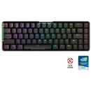 Asus Gaming mecanica cu sau fara fir ROG Falchion Cherry MX Red neagra iluminare RGB