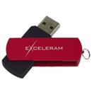 Exceleram USB 2.0 32GB P2 rosu cu negru