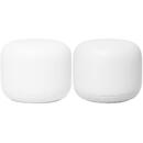 Google Nest Wifi - Wi-Fi system - 802.11a/b/g/n/ac GigE, Dual-Band 2-pack