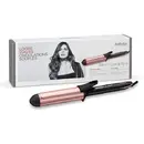 BaByliss C453E, Loose Waves 38 mm, 210 grade, Invelis Quartz-Ceramic, 6 trepte de temperatura, LED, Roz/Negru