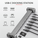 Trust Dalyx Aluminium 10-in-1 USB-C Multi-port Dock