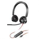 Plantronics Plantronics Blackwire 3320, headset (black, USB-C, UC)