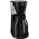 Melitta Easy II THERM, Cana termica, Filtru pivotant, Sistem antipicurare, 1.25L, Negru