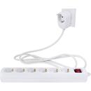 REV REV Multiple Socket Outlet PowerSplit 6-fold 2m white