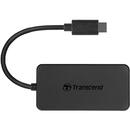 Transcend HUB2C, USB hub (Black)