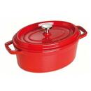 Staub Staub Oval Cocotte, 29cm cast iron, cherry